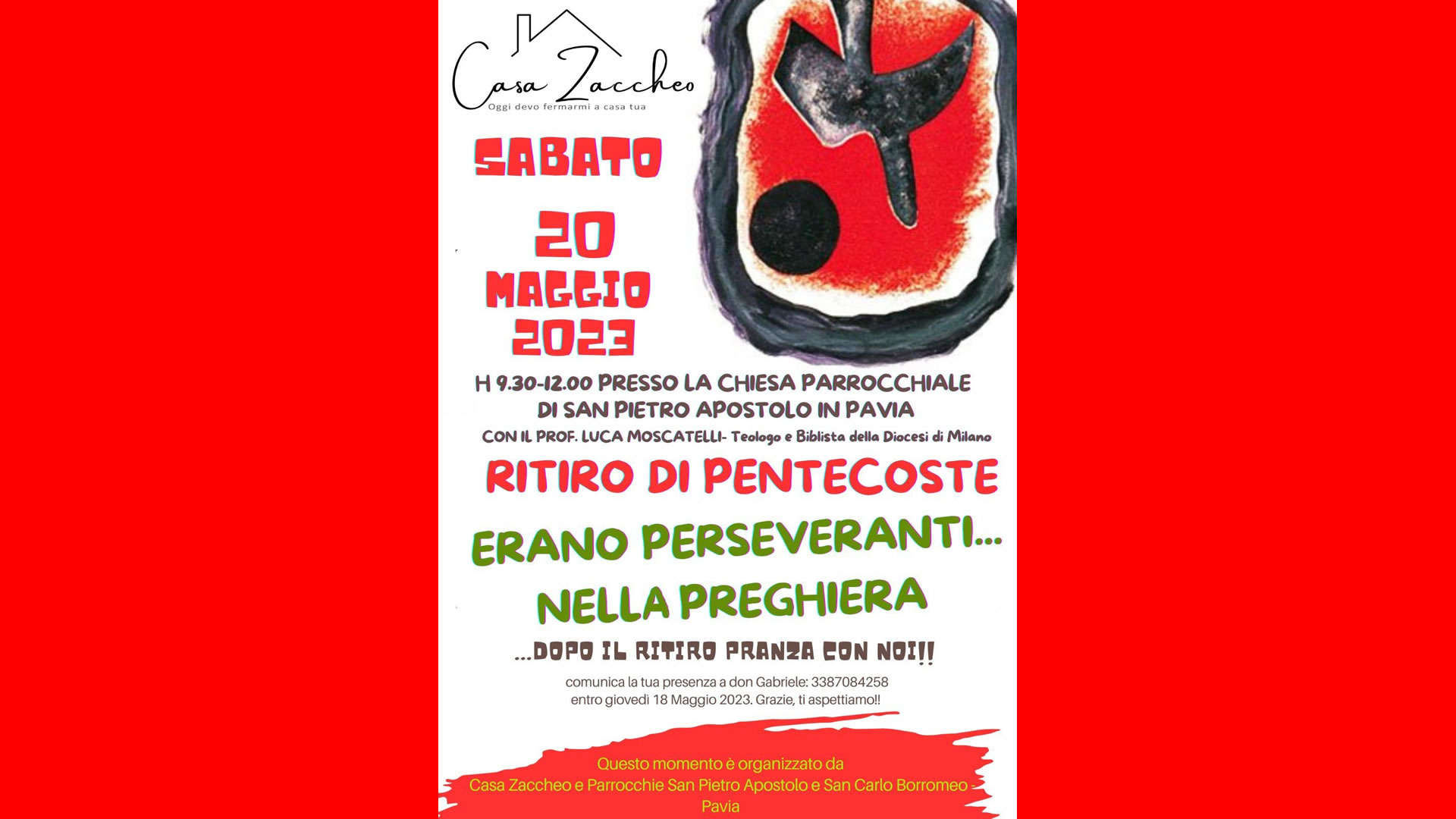 Ritiro di Pentecoste 2023