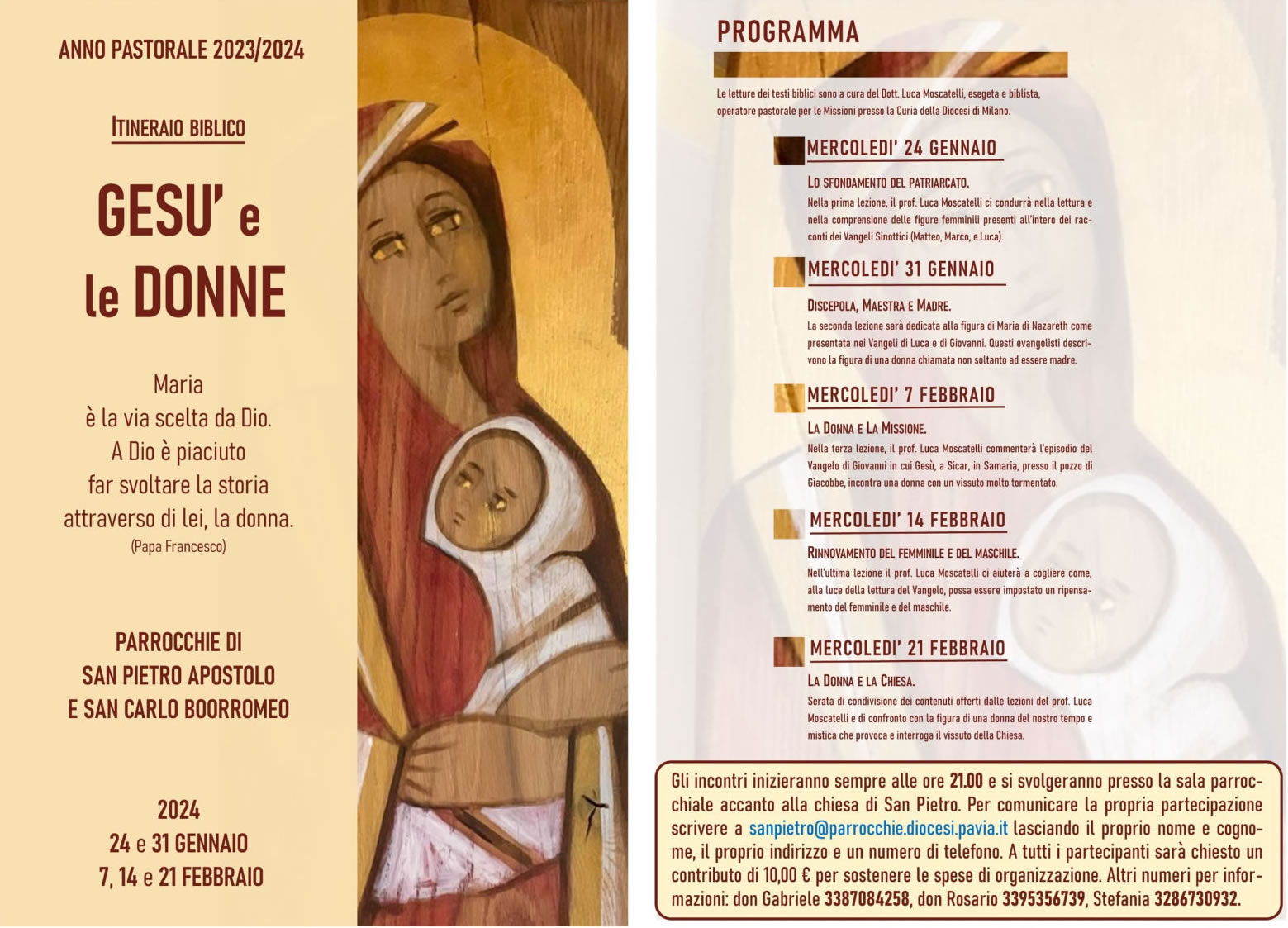 Itinerario Biblico 2024