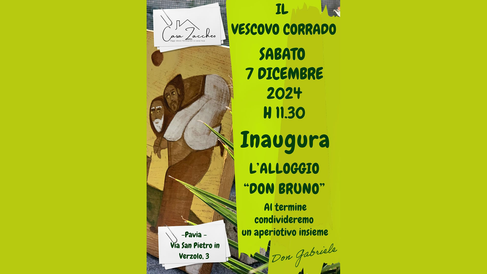 Inaugurazione alloggio Don Bruno