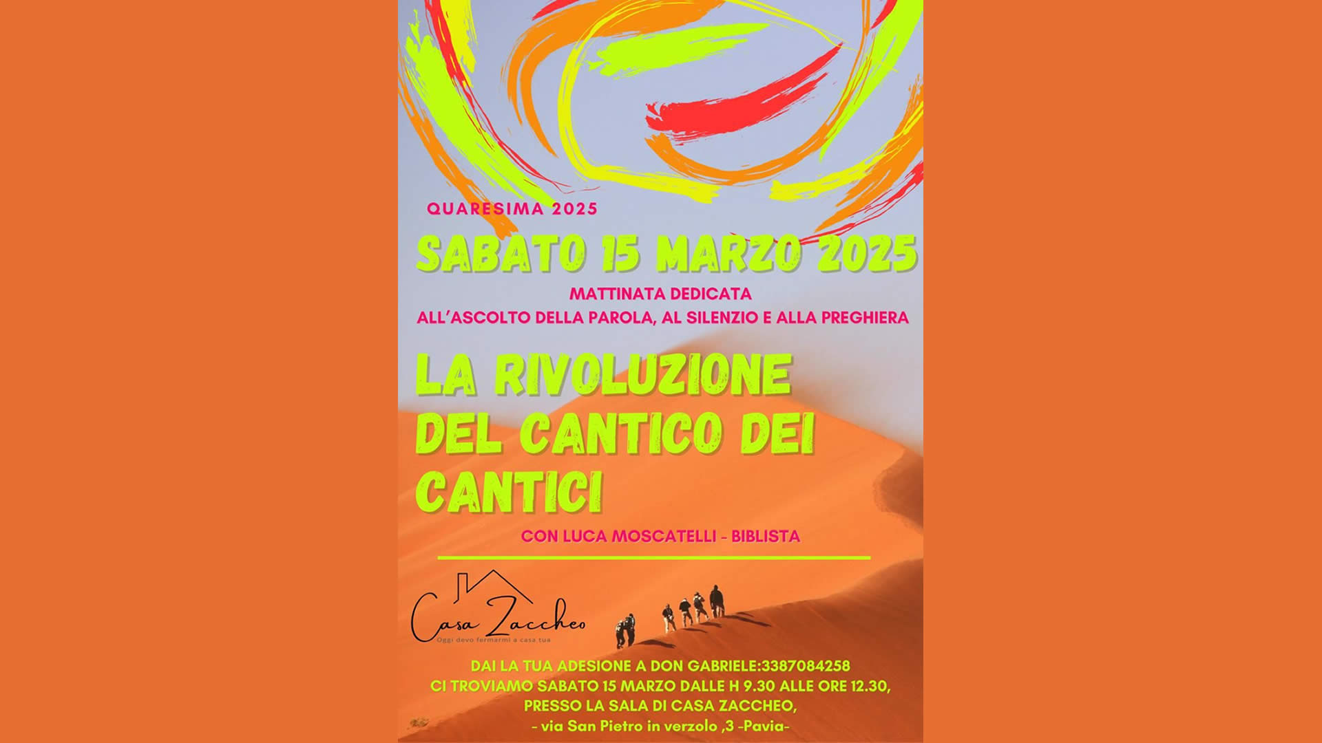Locandina Ritiro di Quaresima