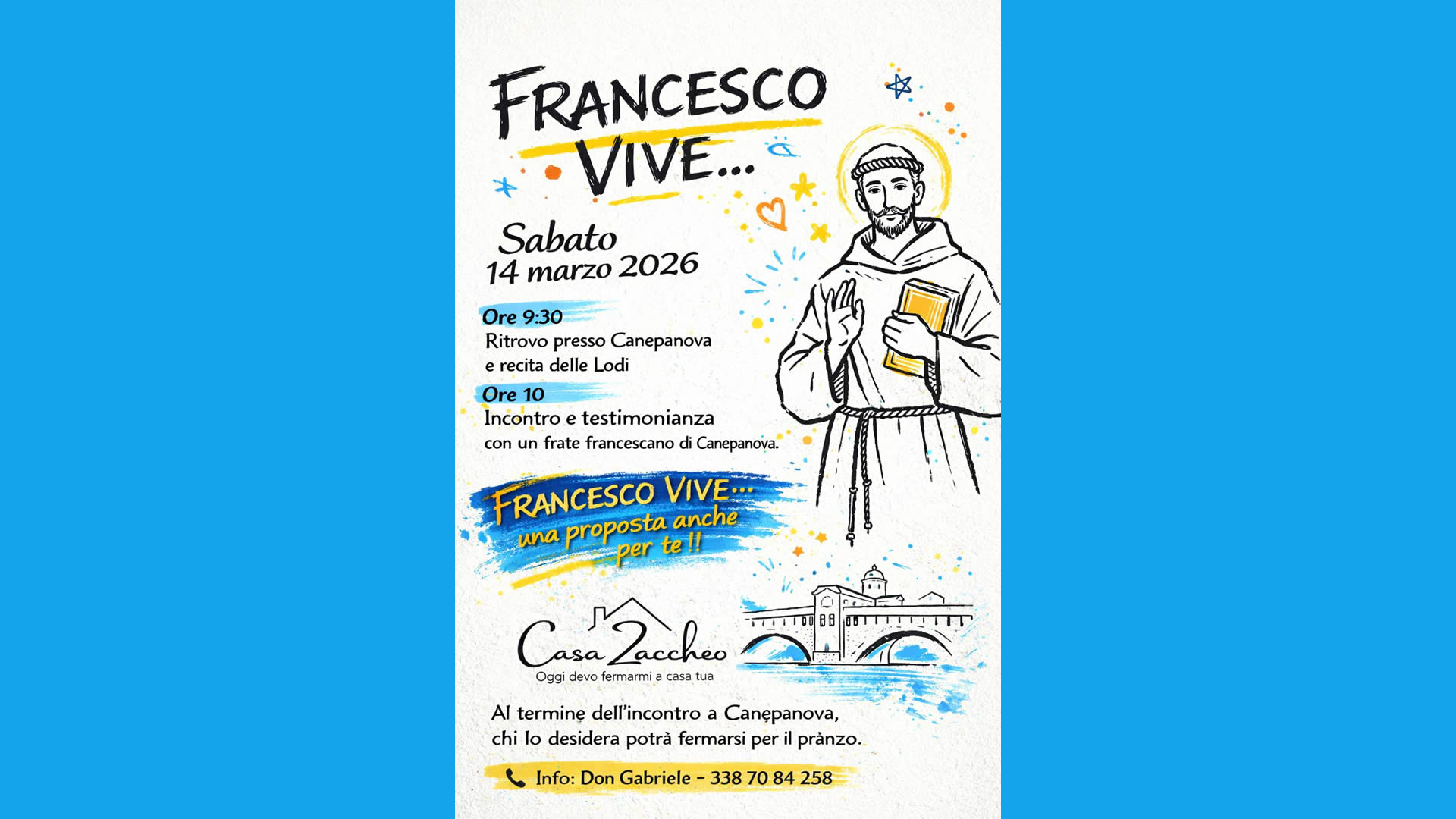 Celebrazione anno Francescano (1226-2026)