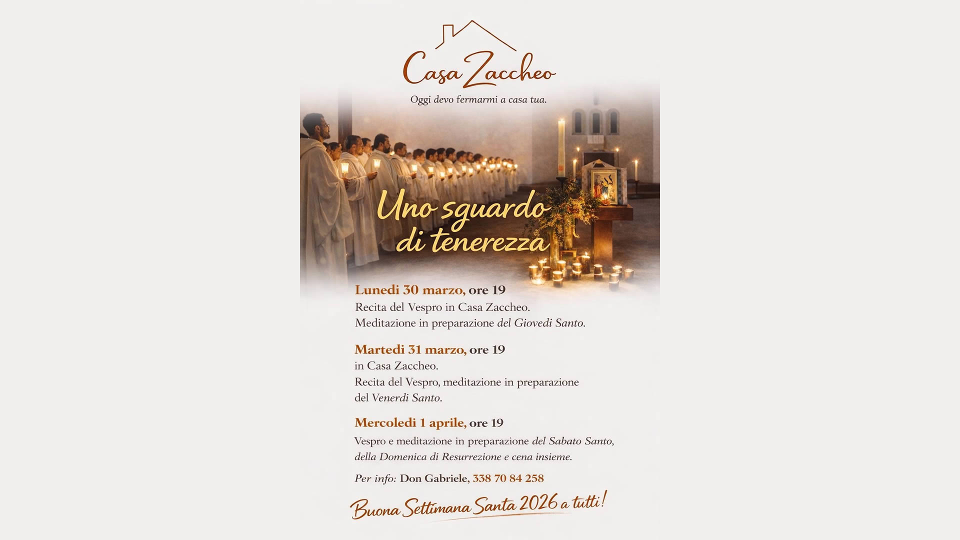 Preparazione Triduo Pasquale