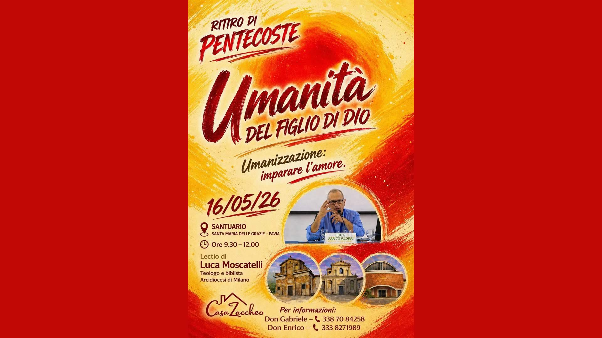 Ritiro di pentecoste 2026